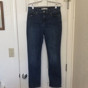 Dark Blue Women's Straight Leg Jeans LEVI